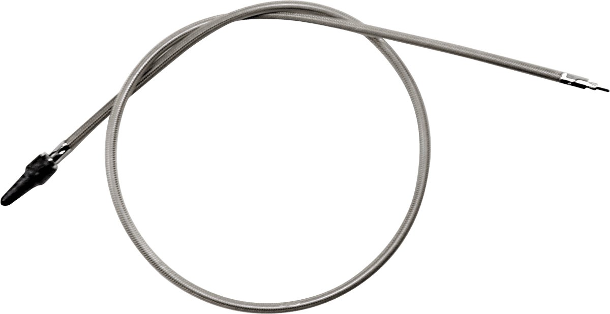 MOTION PRO 0655-0069 Armor Coat Braided Stainless Steel Speedometer Cable for Harley-Davidson - 41"