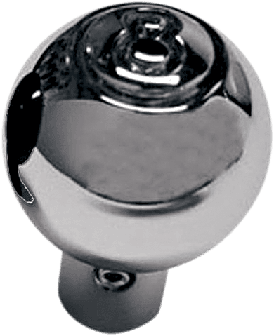 JOKER MACHINE 0657-0010 Billet Choke Cable Knob - Eight Ball - Chrome