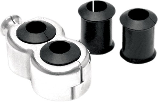 MOTION PRO 0658-0009 Cable Clamp - Dual - Chrome