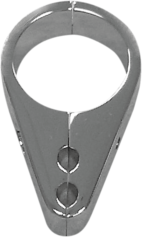 DRAG SPECIALTIES 0658-0033 Cable Clamp - Dual Throttle/Idle - 1-1/4" - Chrome — image 1 of 2