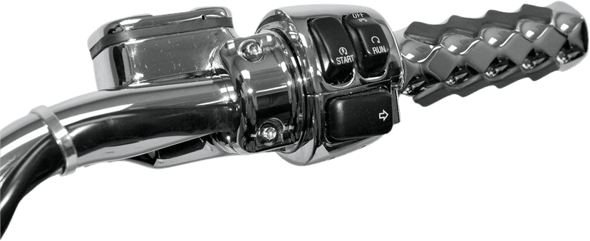 DRAG SPECIALTIES 0658-0033 Cable Clamp - Dual Throttle/Idle - 1-1/4" - Chrome — image 2 of 2