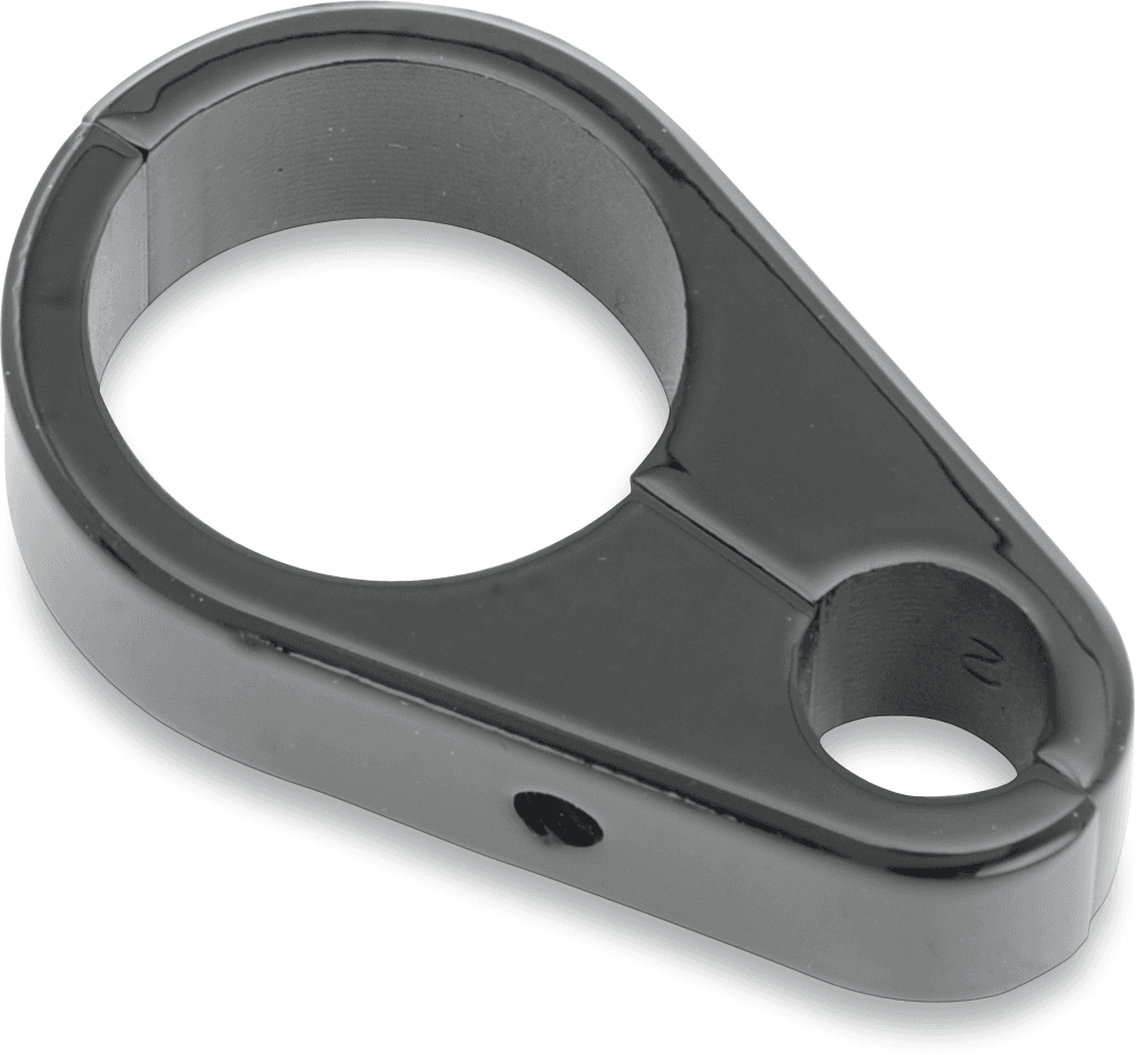 DRAG SPECIALTIES 0658-0075 Die-Cast Cable Clamp - Clutch - 1" Frame - Black