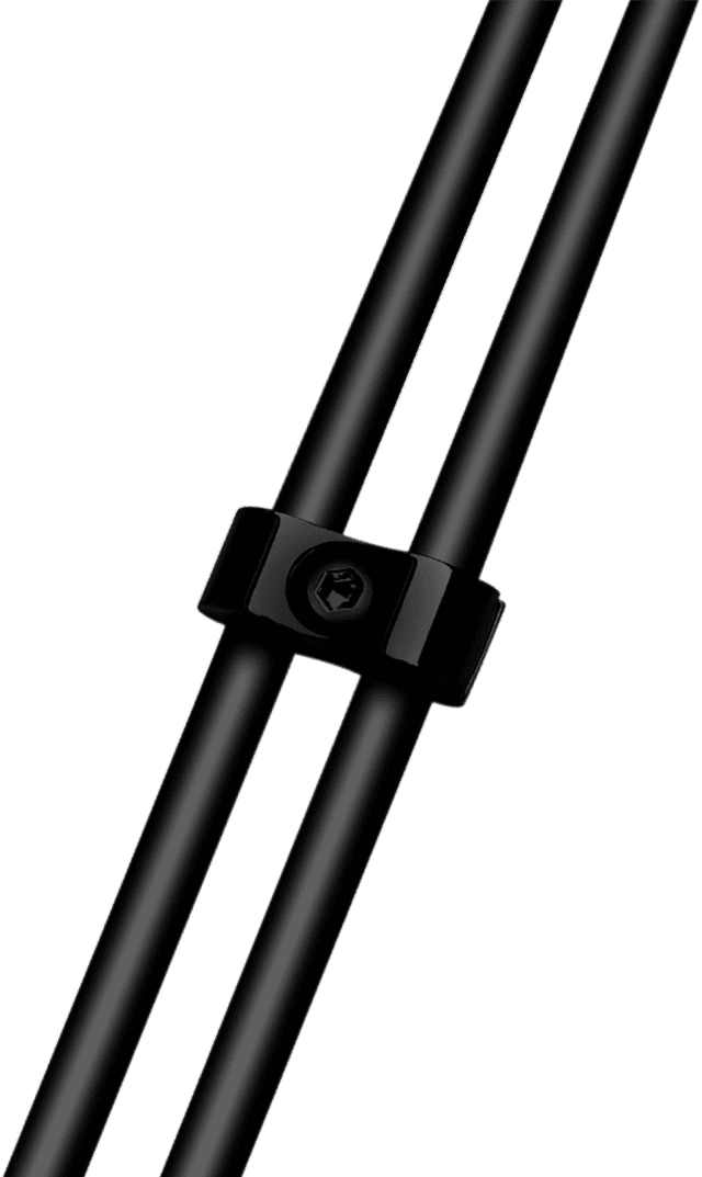 MOTION PRO 0658-0086 Cable Clamp - Dual - Black — image 2 of 2