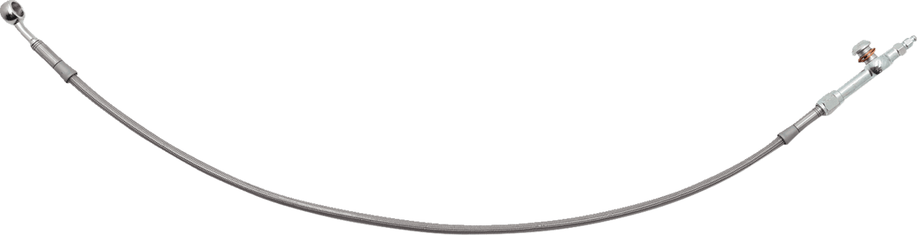 FAT BAGGERS INC. 06621274 Hydraulic Brake/Clutch Line Extension - 20" Electra/Street Glide - Stainless