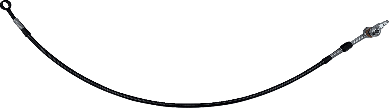 FAT BAGGERS INC. 06621275 Hydraulic Brake/Clutch Line Extension - 20" Electra/Street Glide - Black