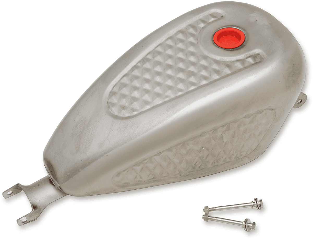 DRAG SPECIALTIES 0701-0837 Custom Gas Tank - Diamond - 3 Gallons - Sportster