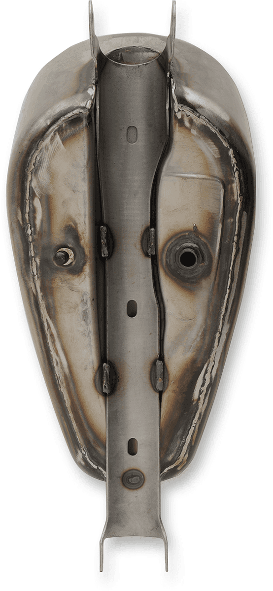DRAG SPECIALTIES 0701-0838 Custom Gas Tank - Peanut - 3 Gallons - Sportster — image 3 of 3