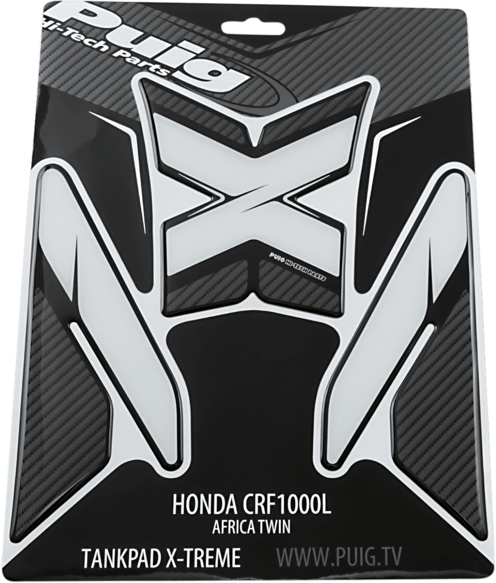 PUIG HI-TECH PARTS 0701-0886 Tank Pad - Carbon - Honda
