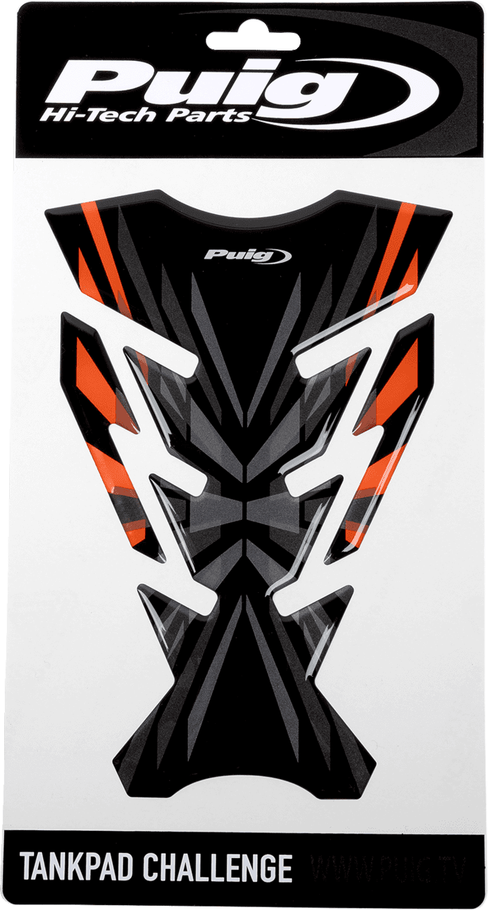 PUIG HI-TECH PARTS 0701-1036 Challenge Tank Pad - Orange
