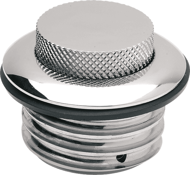 DRAG SPECIALTIES 0703-0290 Gas Cap - Non-Vented Pop-Up - Chrome — image 2 of 3