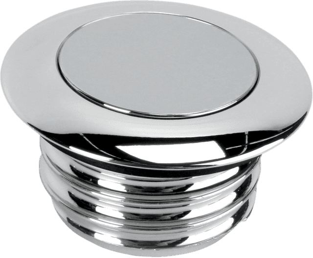 DRAG SPECIALTIES 0703-0292 Gas Cap - Non-Vented Pop-Up - Chrome — image 1 of 2