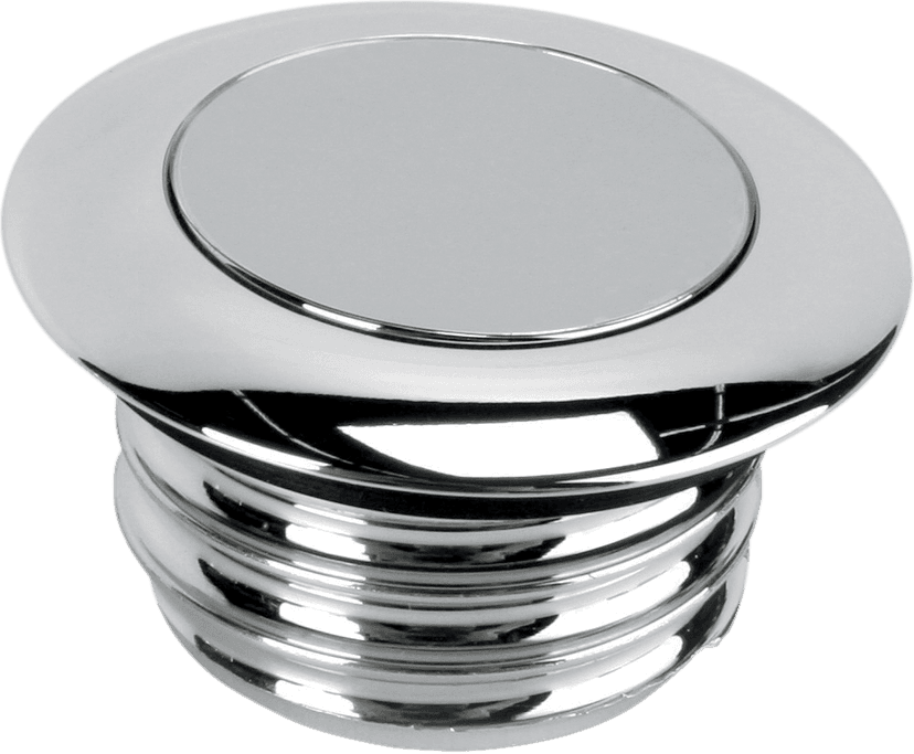 DRAG SPECIALTIES 0703-0292 Gas Cap - Non-Vented Pop-Up - Chrome — image 1 of 2