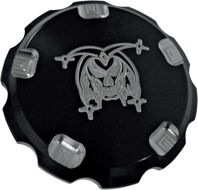 JOKER MACHINE 0703-0352 Gas Cap - Joker - Black - Harley-Davidson — image 1 of 2