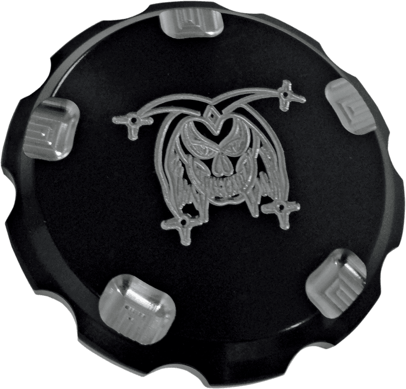 JOKER MACHINE 0703-0352 Gas Cap - Joker - Black - Harley-Davidson — image 1 of 2