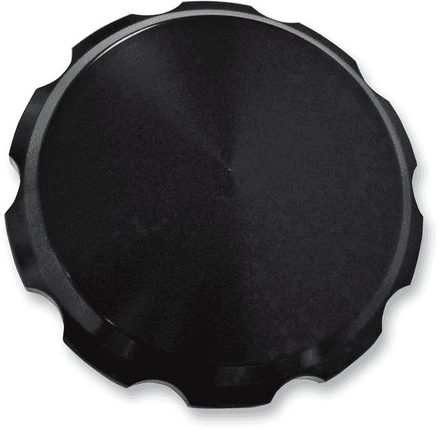 JOKER MACHINE 0703-0353 Gas Cap - Smooth - Black - Harley-Davidson — image 1 of 2