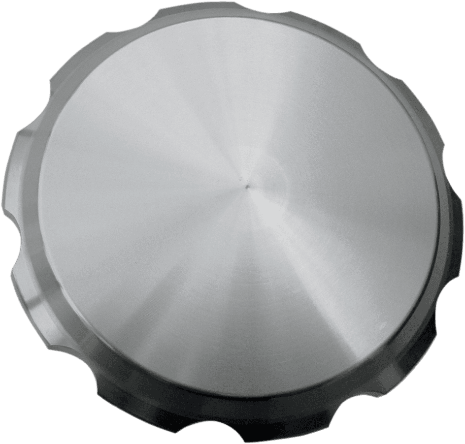 JOKER MACHINE 0703-0378 Gas Cap - Smooth - Clear/Sliver - Harley-Davidson
