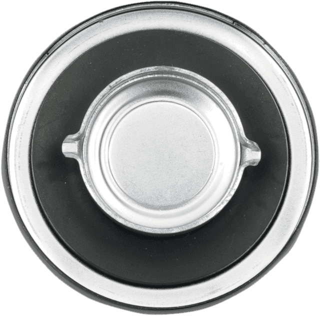 DRAG SPECIALTIES 0703-0432 Gas Cap - Non-Vented - Black — image 2 of 2