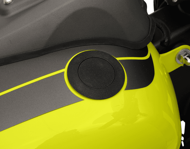 DRAG SPECIALTIES 0703-0460 Gas Cap - Vented Pop-Up - Black Wrinkle — image 2 of 4
