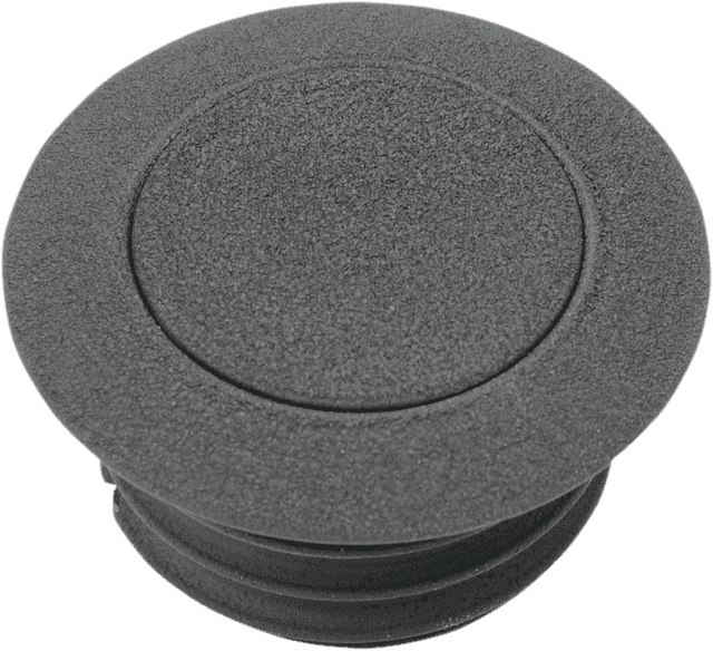 DRAG SPECIALTIES 0703-0460 Gas Cap - Vented Pop-Up - Black Wrinkle — image 1 of 4