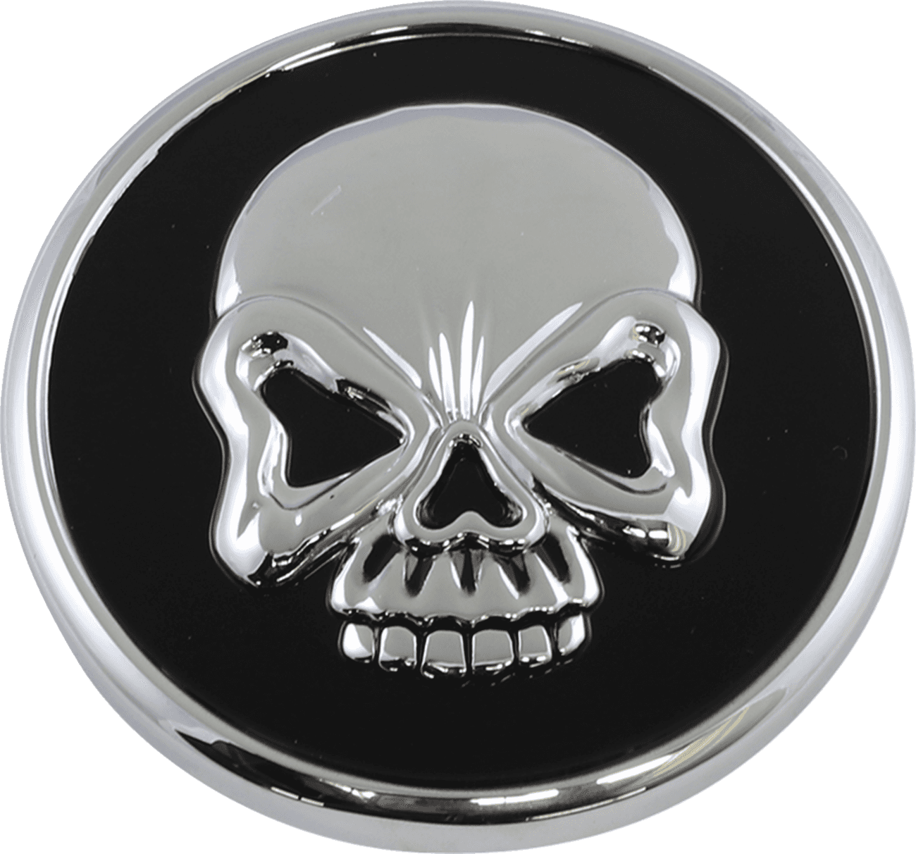DRAG SPECIALTIES 0703-0523 Skull Gas Cap - Screw-In Vented