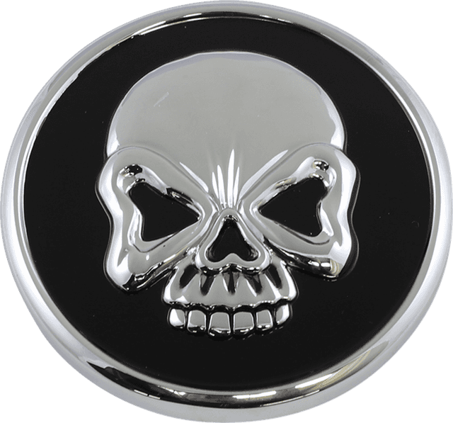 DRAG SPECIALTIES 0703-0523 Skull Gas Cap - Screw-In Vented