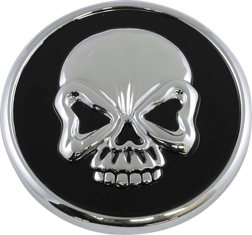 DRAG SPECIALTIES 0703-0523 Skull Gas Cap - Screw-In Vented