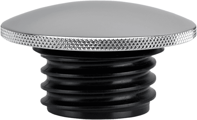 JOKER MACHINE 0703-0645 Gas Cap - Knurled - Chrome - Harley-Davidson — image 1 of 3