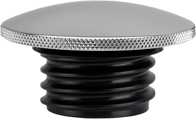 JOKER MACHINE 0703-0645 Gas Cap - Knurled - Chrome - Harley-Davidson — image 1 of 3