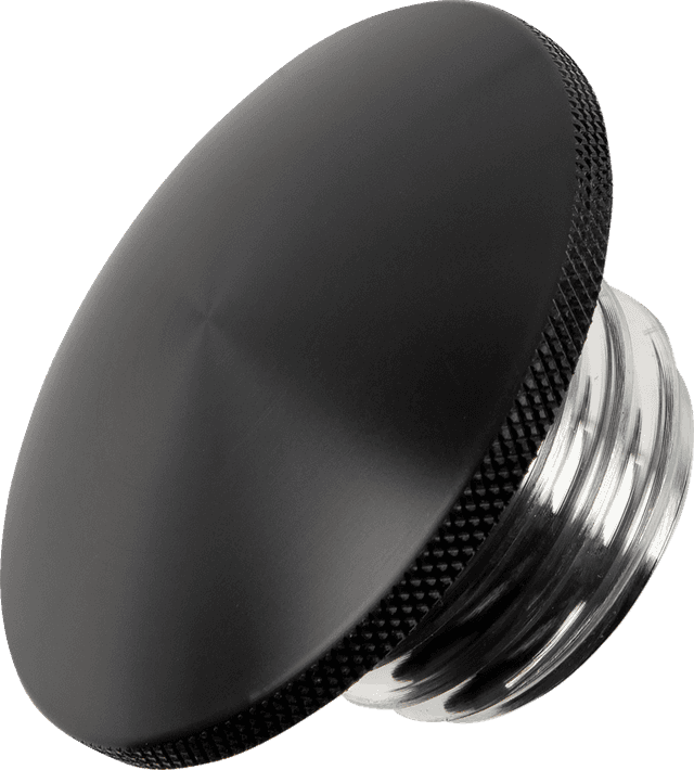 JOKER MACHINE 0703-0646 Gas Cap - Knurled - Black - Harley-Davidson — image 1 of 4