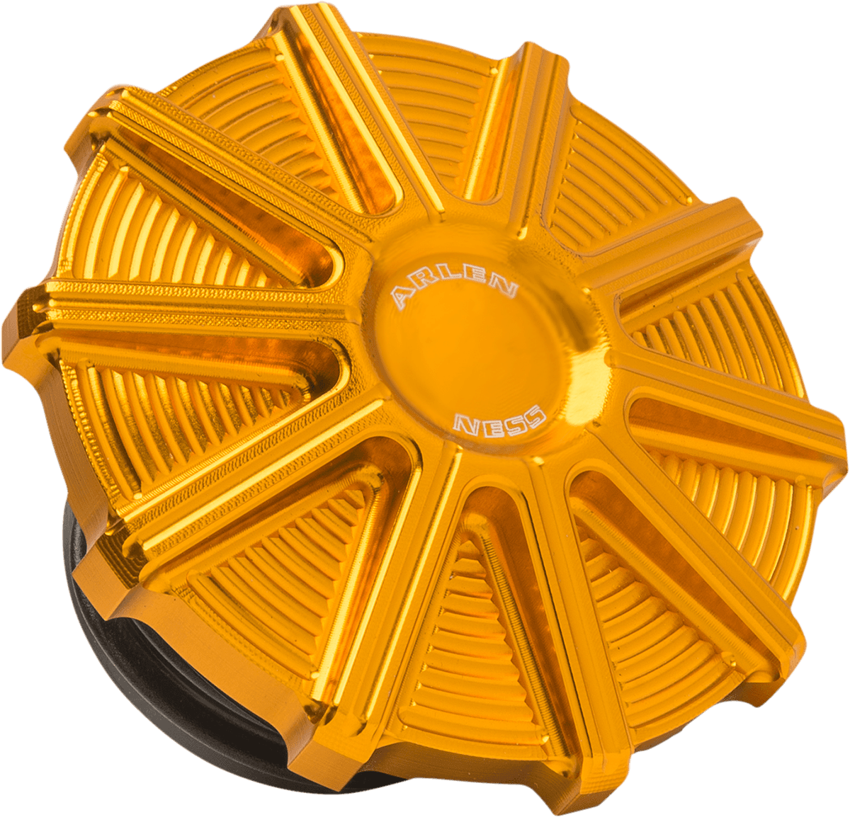 ARLEN NESS 0703-0851 Vented Gas Cap - 10 Gauge - Gold