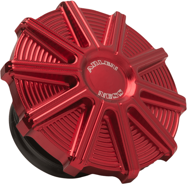 ARLEN NESS 0703-0853 Vented Gas Cap - 10 Gauge - Red