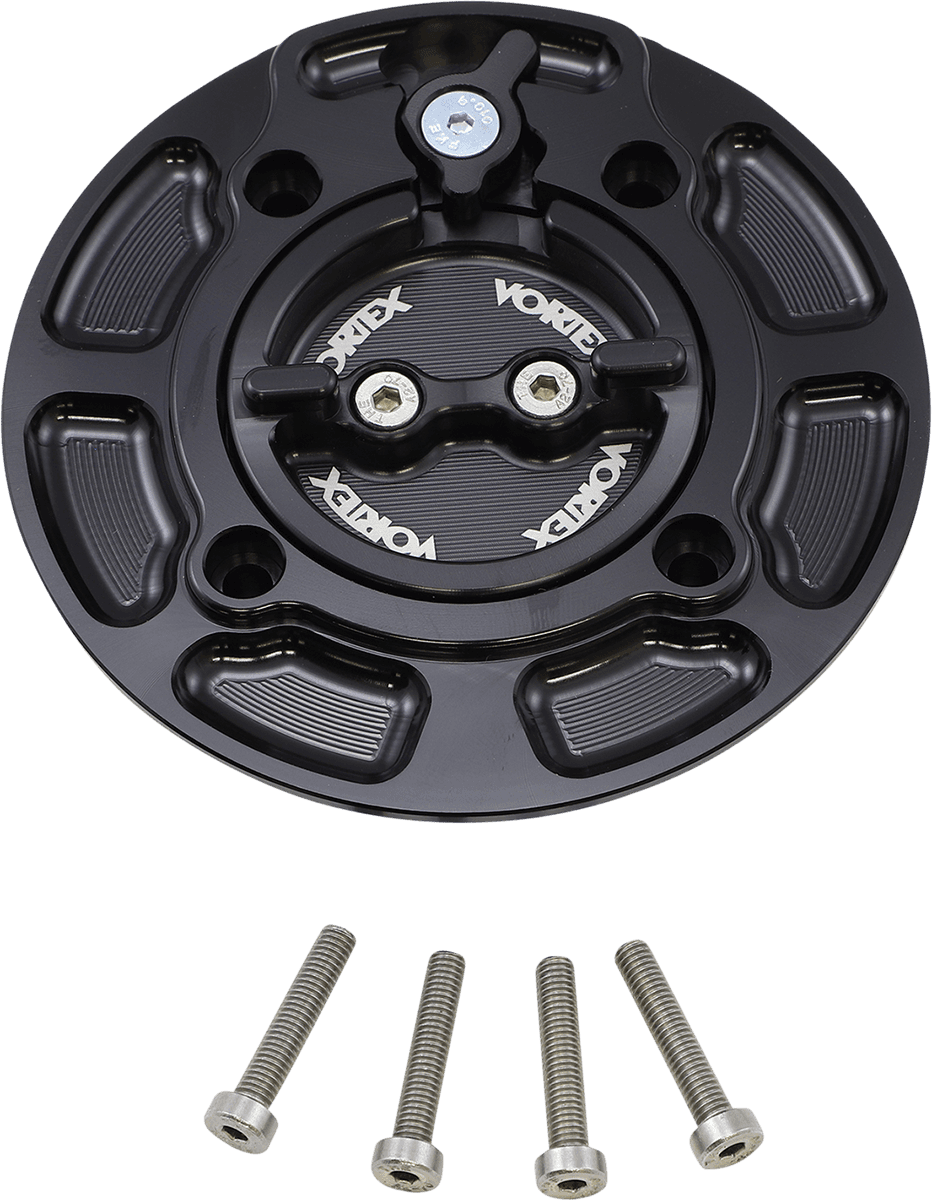 VORTEX 0703-0884 V3 Fuel Cap - Black - Kawasaki