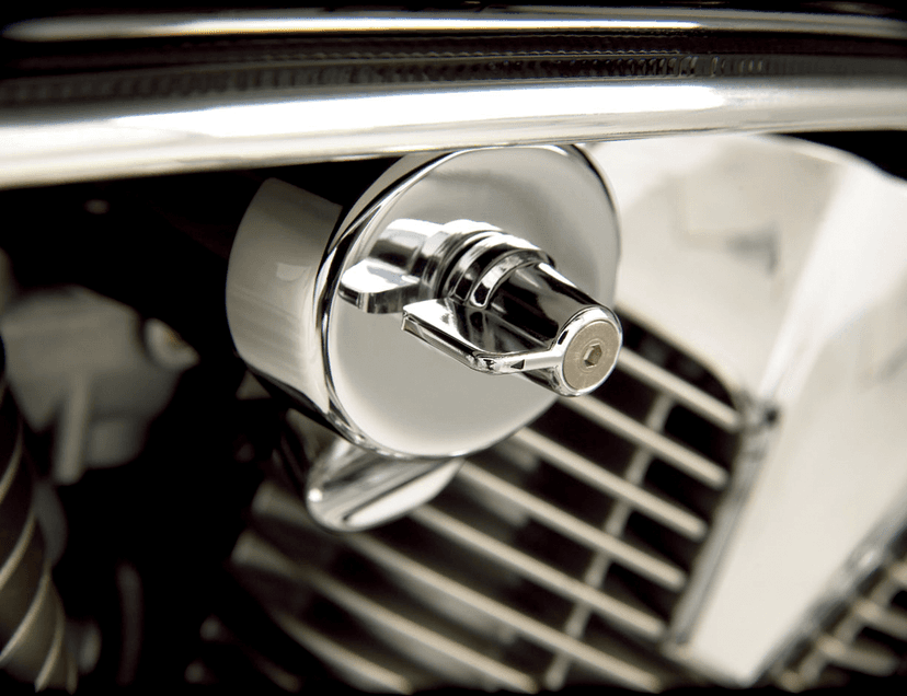 SHOW CHROME 0705-0026 Fuel Valve Cover - Chrome - Honda — image 2 of 2