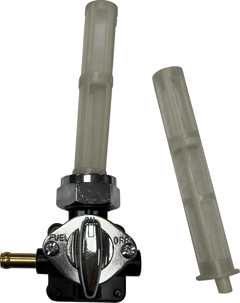 DRAG SPECIALTIES 0705-0554 Petcock - Vacuum - Left Outlet - Black