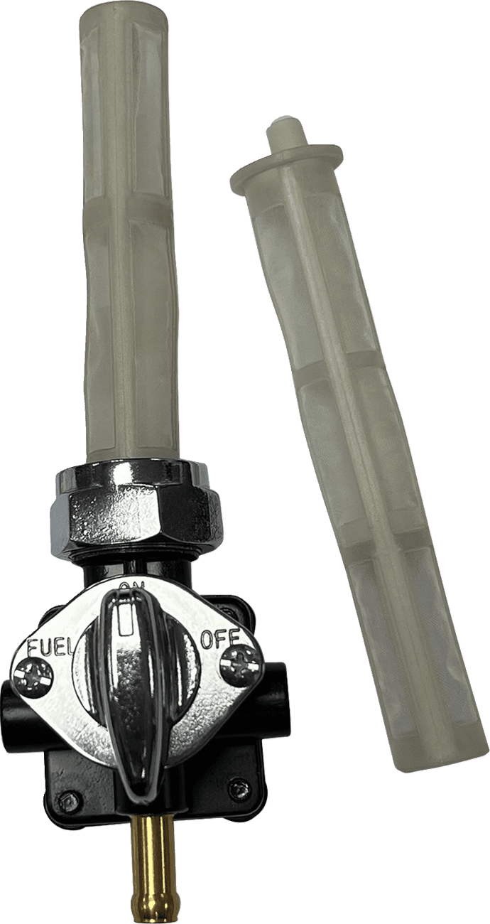 DRAG SPECIALTIES 0705-0556 Petcock - Vacuum - Downward Outlet - Black