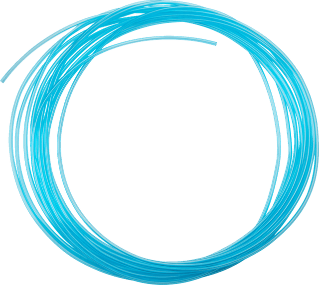 PARTS UNLIMITED 0706-0105 Polyurethane Fuel Line - Blue - 3/16" - 25'