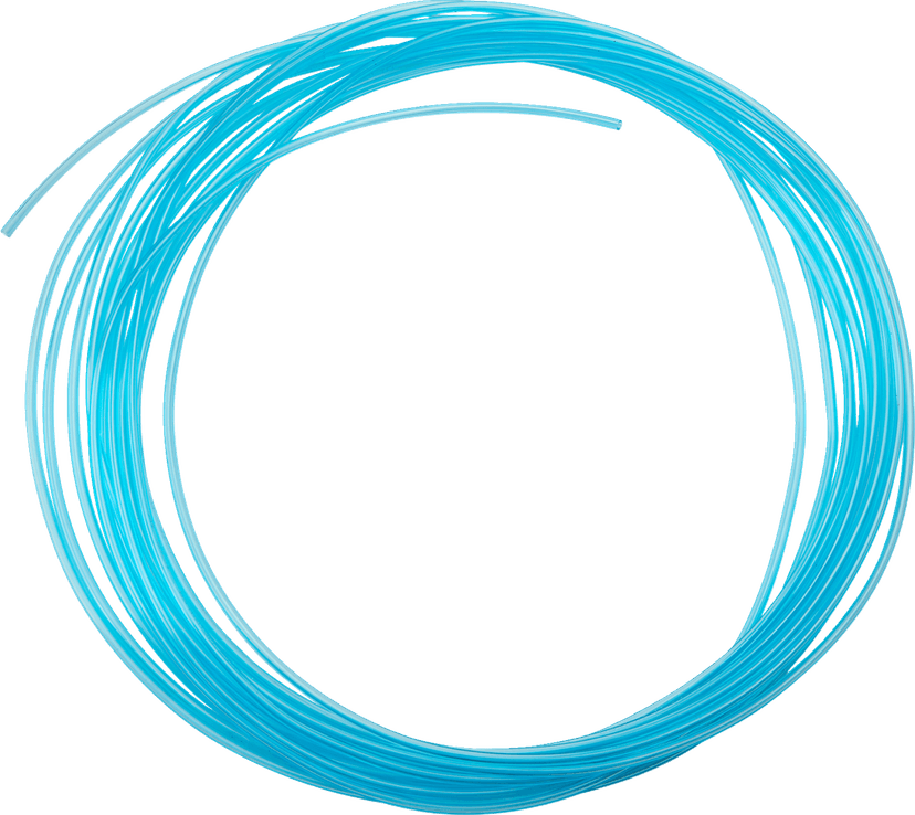 PARTS UNLIMITED 0706-0105 Polyurethane Fuel Line - Blue - 3/16" - 25'