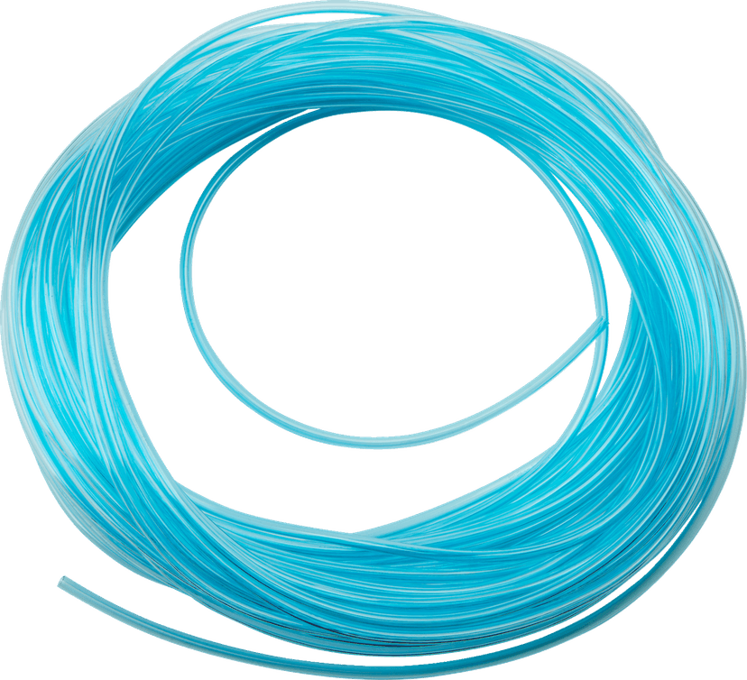 PARTS UNLIMITED 0706-0108 Polyurethane Fuel Line - Blue - 1/16" - 100'
