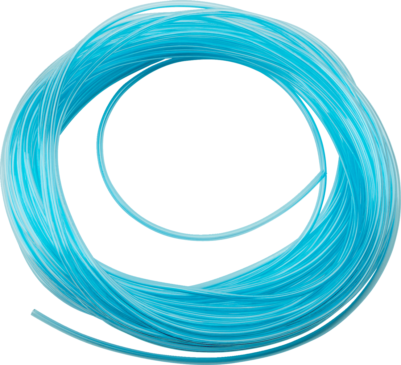 PARTS UNLIMITED 0706-0109 Polyurethane Fuel Line - Blue - 1/8" - 100'