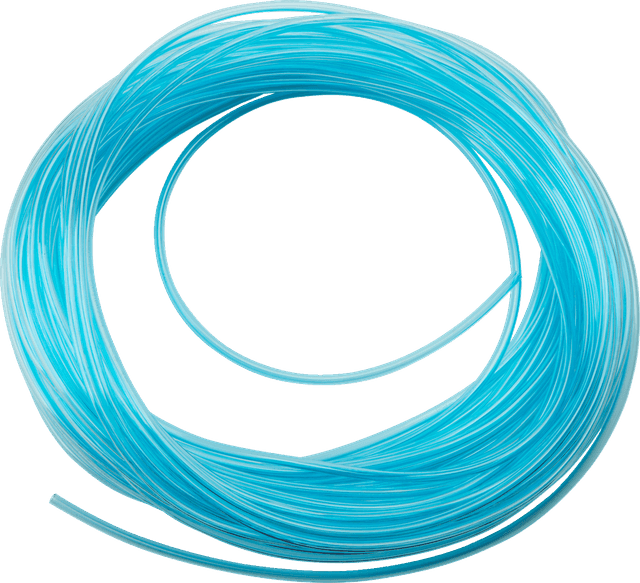 PARTS UNLIMITED 0706-0111 Polyurethane Fuel Line - Blue - 1/4" - 100'