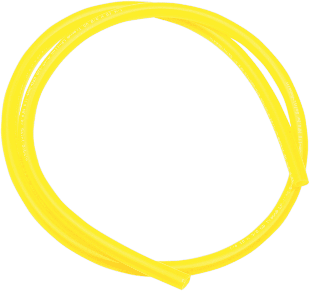 MOTION PRO 0706-0204 Low Permeation Fuel Line - Yellow - 1/4" - 3'