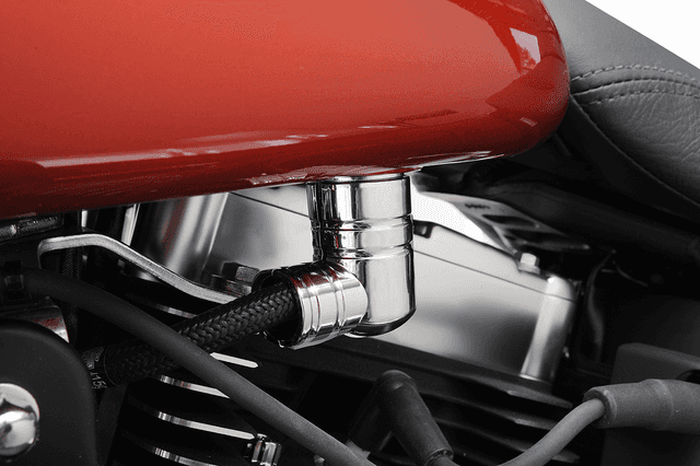DRAG SPECIALTIES 0706-0210 EFI Fuel Line Fitting Cover - Chrome — image 2 of 2