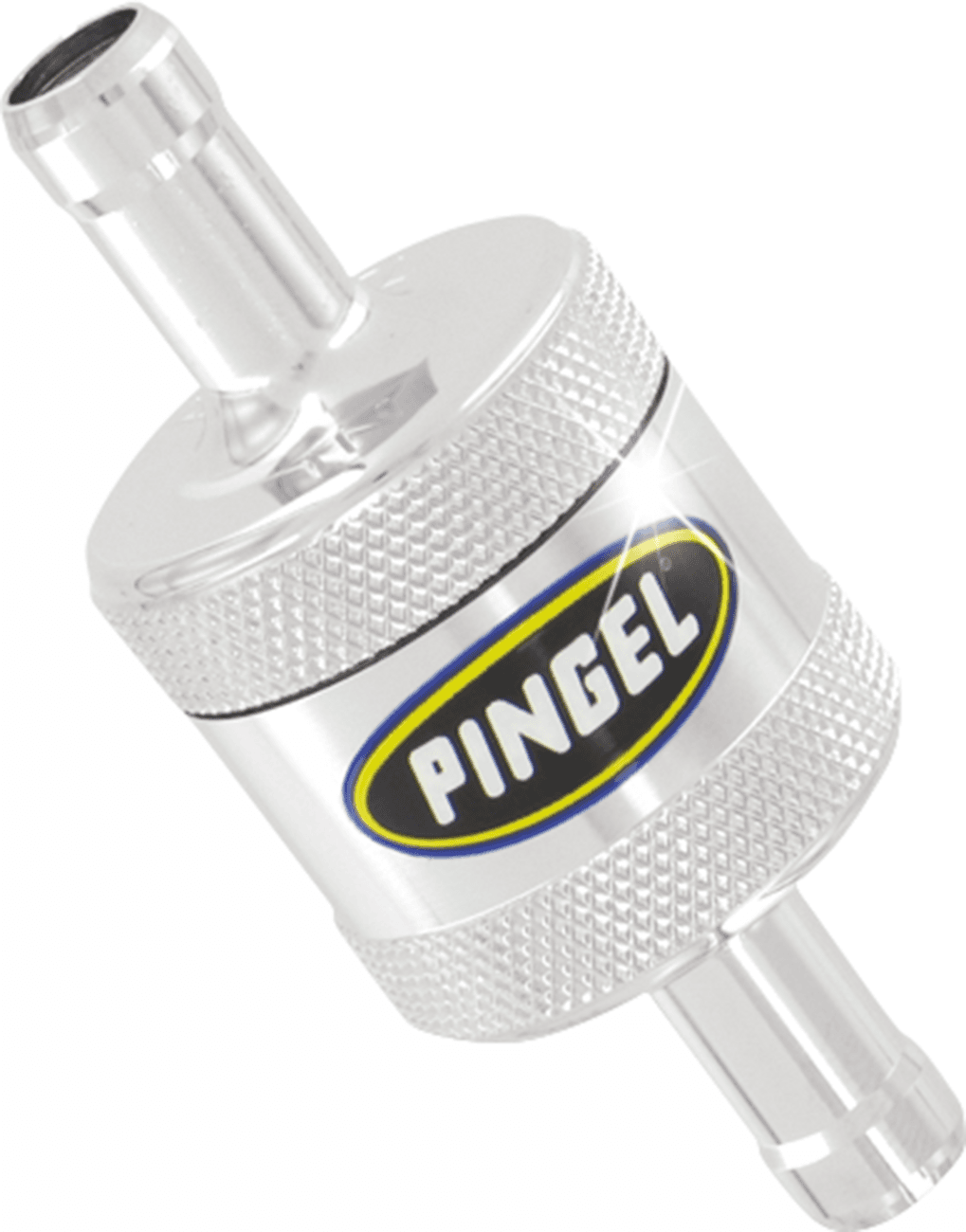 PINGEL 0707-0006 Fuel Filter - Standard - Chrome - 3/8"
