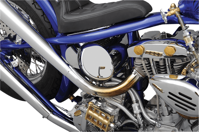 DRAG SPECIALTIES 0710-0021 Custom Oil Tank - Center Fill - Softail — image 2 of 2