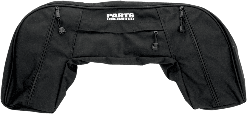 PARTS UNLIMITED 0710-0056 Snowmobile Windshield Bag - Black - Polaris '88-'98