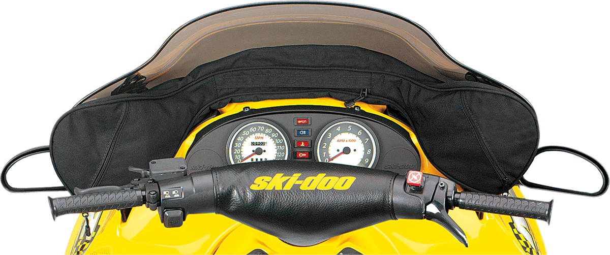 PARTS UNLIMITED 0710-0076 Snowmobile Windshield Bag - Black - Ski-Doo '97-'01