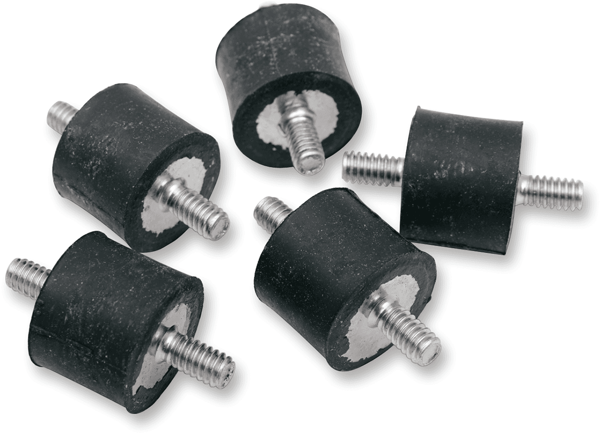 DRAG SPECIALTIES 0710-0084 Heavy-Duty Vibration Mount - 1/4"-20 x 1/2" - 5-Pack