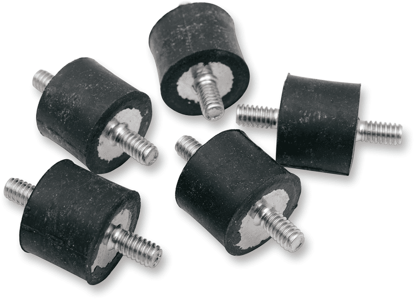 DRAG SPECIALTIES 0710-0084 Heavy-Duty Vibration Mount - 1/4"-20 x 1/2" - 5-Pack
