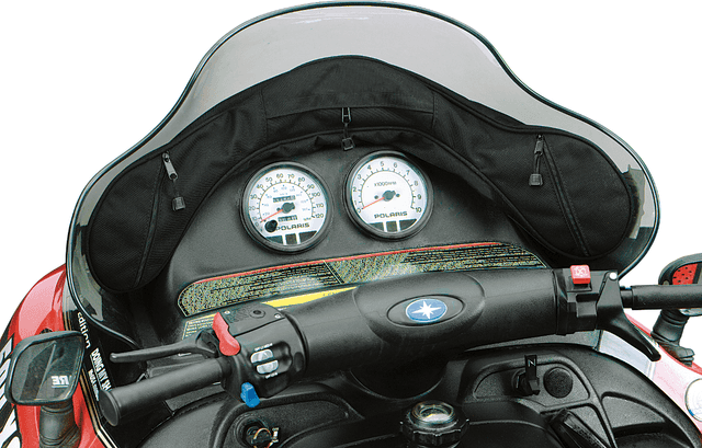 PARTS UNLIMITED 0710-0103 Snowmobile Windshield Bag - Black - Polaris '99-'02 — image 2 of 2