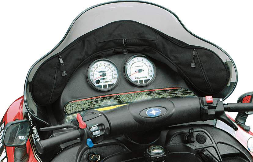 PARTS UNLIMITED 0710-0103 Snowmobile Windshield Bag - Black - Polaris '99-'02 — image 2 of 2